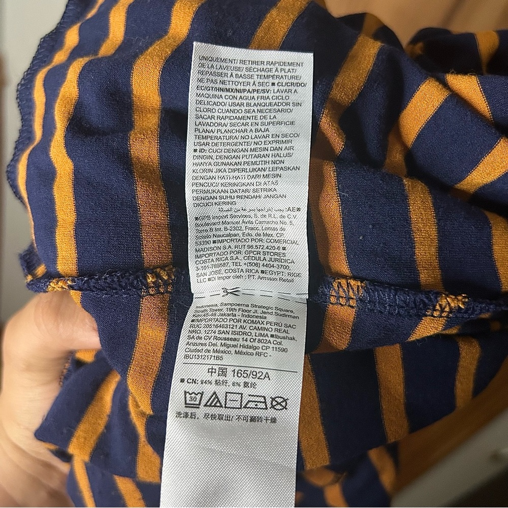 Old Navy Orange and Blue Jumpsuit Crew Neck Casual - Picture 7 of 8